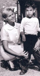 A woman and child posing for the camera.