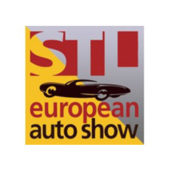 A logo of the european auto show.