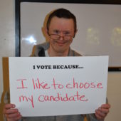 I vote because I like to choose my candidate
