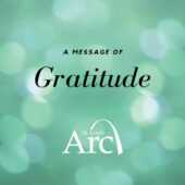 A message of gratitude